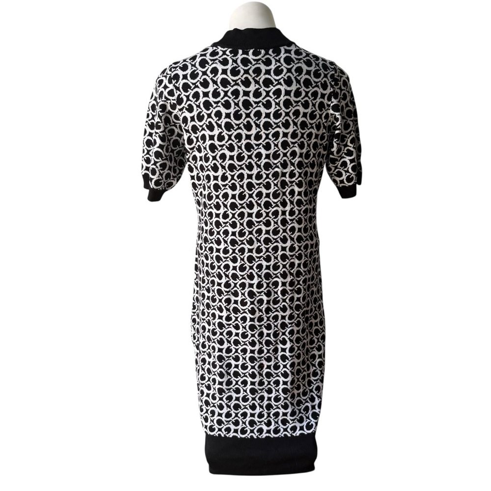 NWT, Guess Lamia 4G Logo Short Sleeve Mock Turtleneck Sweater Dress, Sz XL - Picture 2 of 13